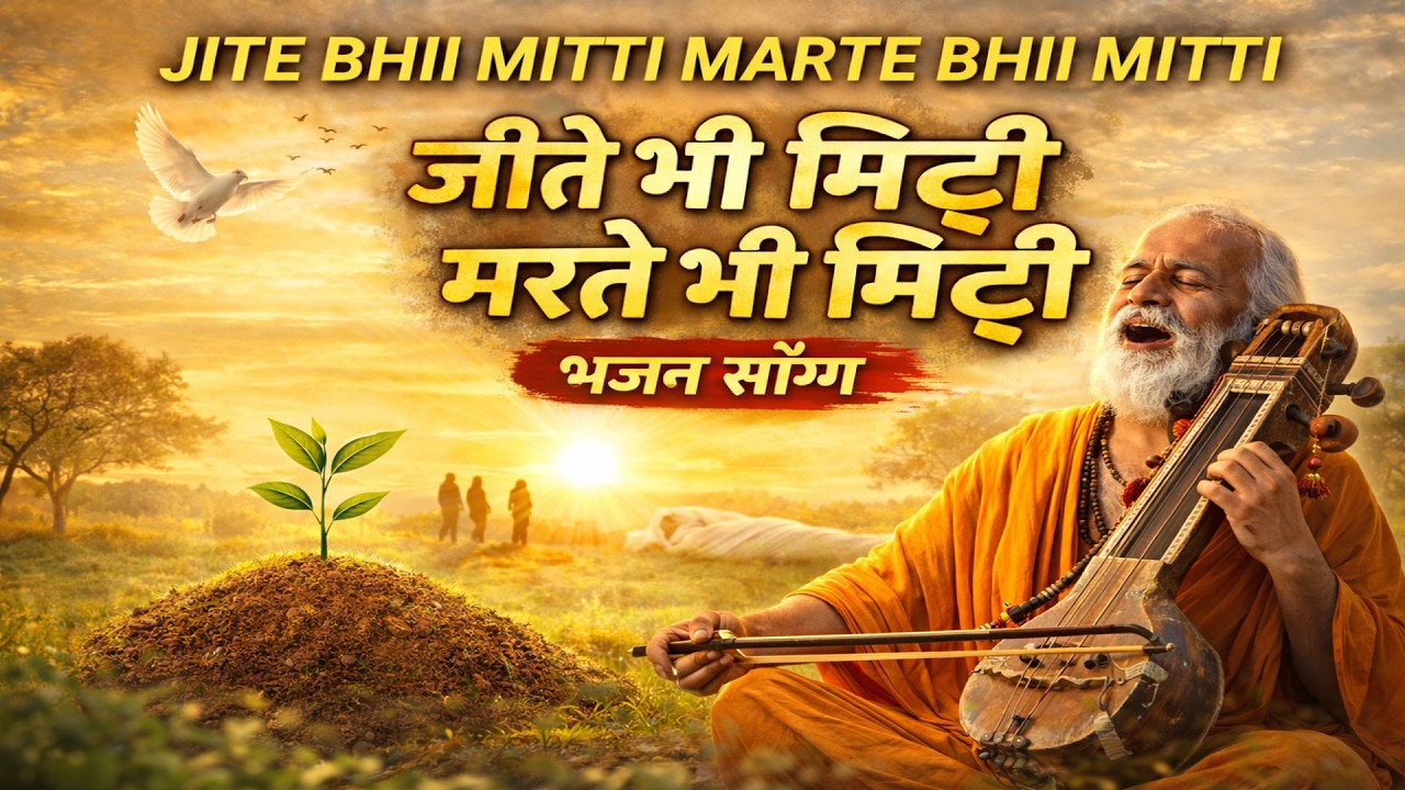जीवन का सत्य | जीते भी मिट्टी मरते भी मिट्टी | Heart Touching Peaceful Bhajan | Bhajan 2025