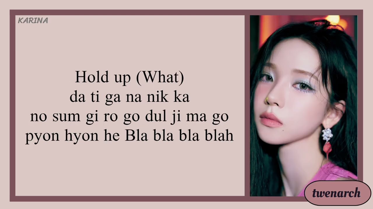 aespa 'Long Chat (#♥)' Karaoke