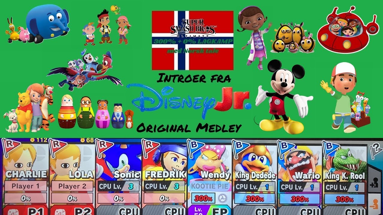 SSBU 300% + 0% Introer (fra Disney Junior) (Norsk/Norwegian)