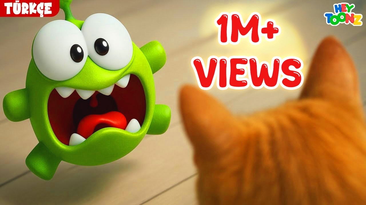 Om Nom Terk Edilmiş Arabalarda Şeker Arıyor! 🍬| Om Nom| Om Nom Çizgi Film | Om Nom adventures