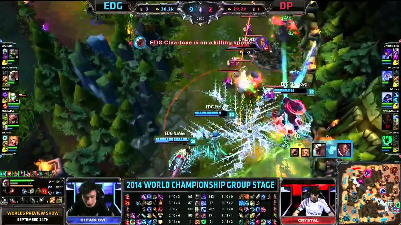 Edward Gaming vs Dark Passage Highlights Group A | EDG vs DP LoL S4 World Championship 2014 D2G2