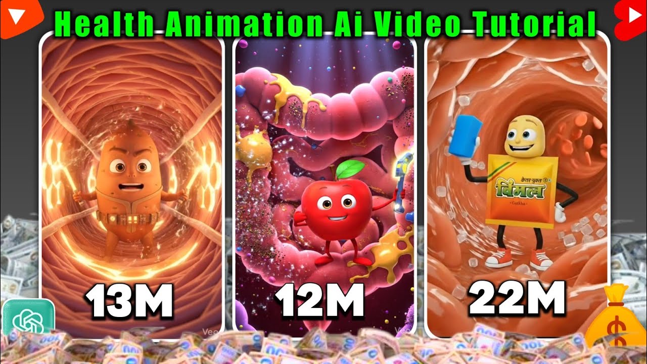 Ai Health Animation Video Kaise Banaye | Make Ai Health Animation Video | Ai Se Video Kaise Banaye |