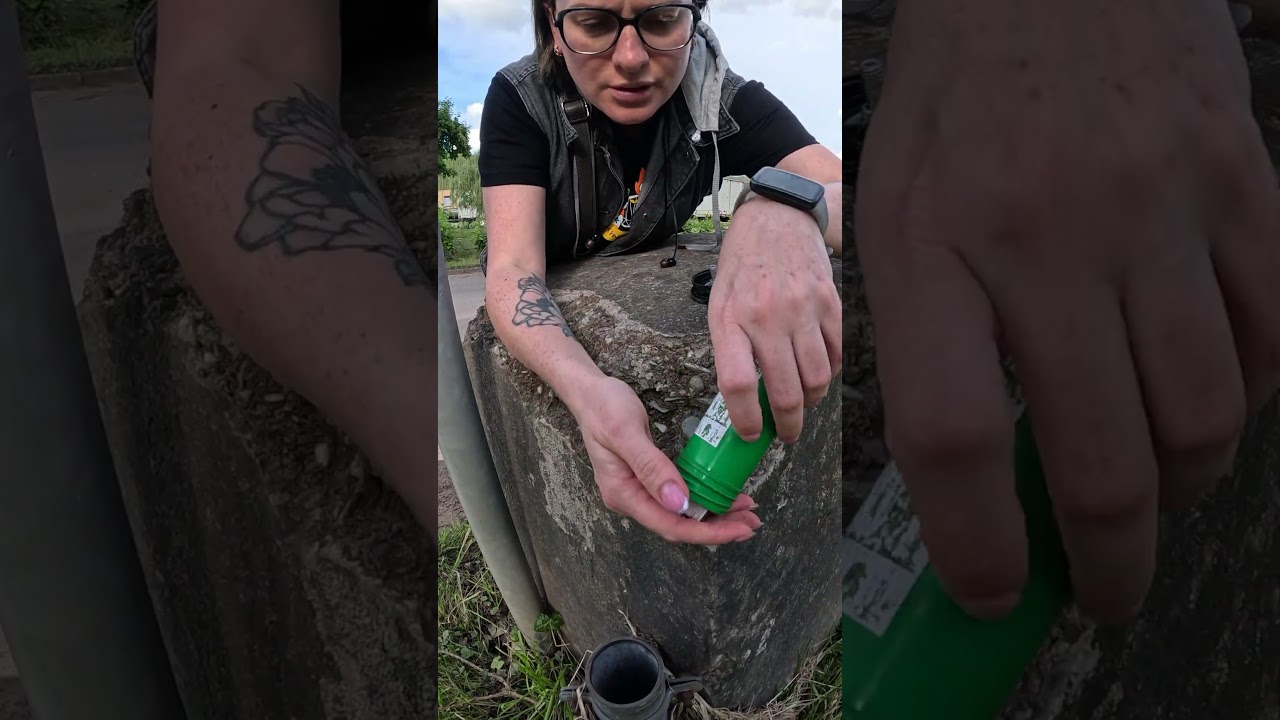 Нашли тайник в трубе! #shorts #travel #geocaching #germany #adventure