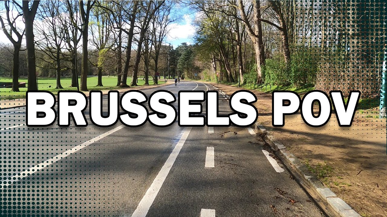 [POV QHD] Brussels ride in Bois de la Cambre Electric Scooter 2023