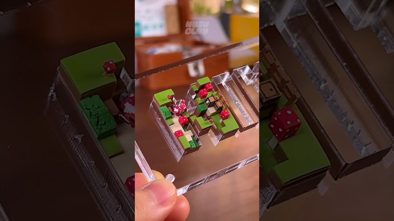 Я создал буквы MINECRAFT в 3D 🍄 M: Mooshroom