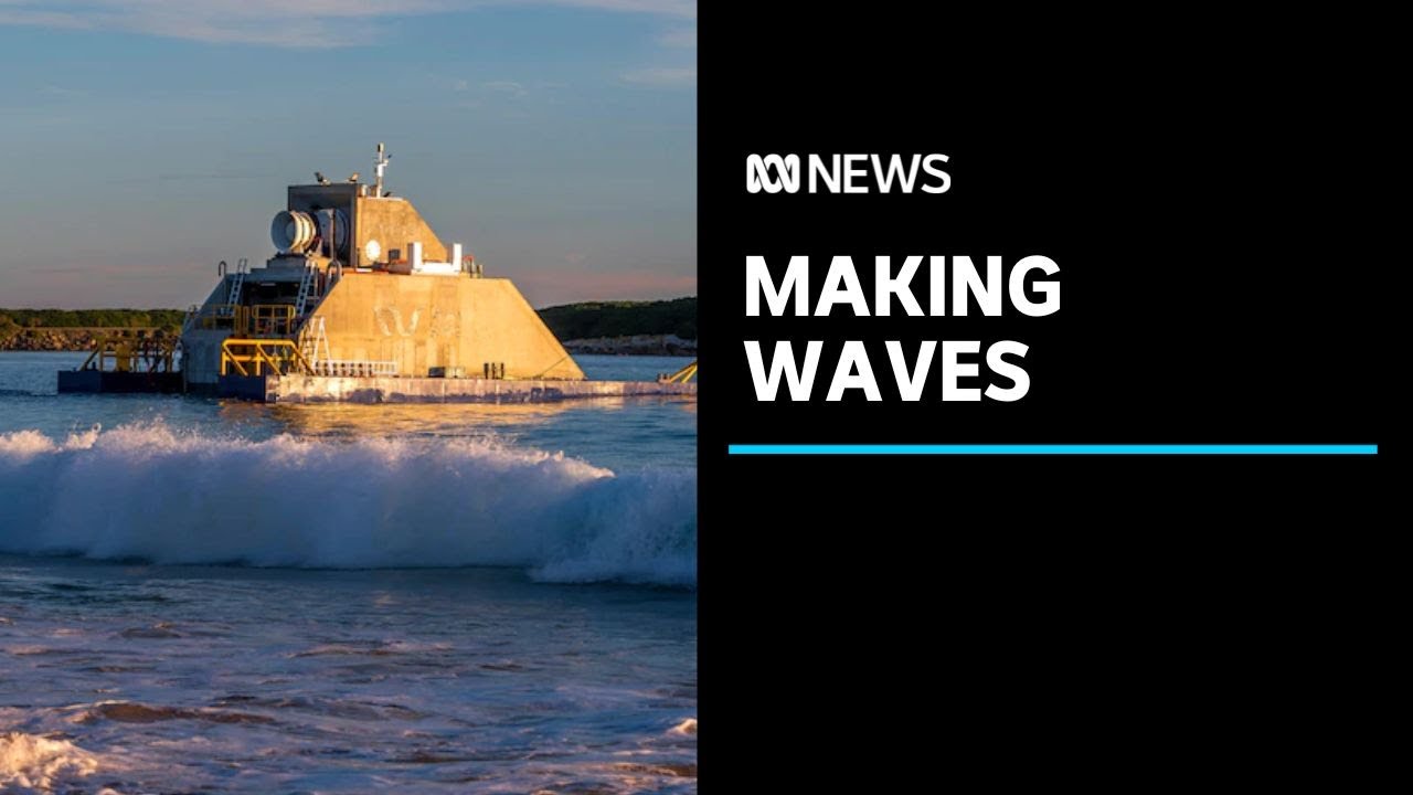 Wave power generator 'proves ocean energy can work' and is already powering homes | ABC News
