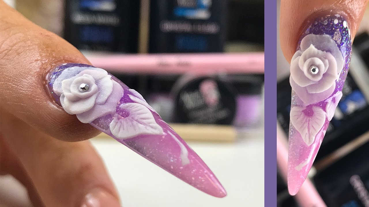 Sculpting a 3D Flower Using Acrylic
