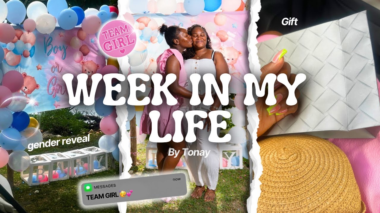 WEEKLY VLOG: A PRODUCTIVE WEEK IN MY LIFE🩷| work, mini shein haul, gender reveal party + more