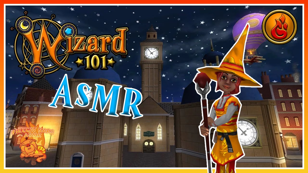 Wizard101 ASMR | Questing In Marleybone On My Fire Wizard