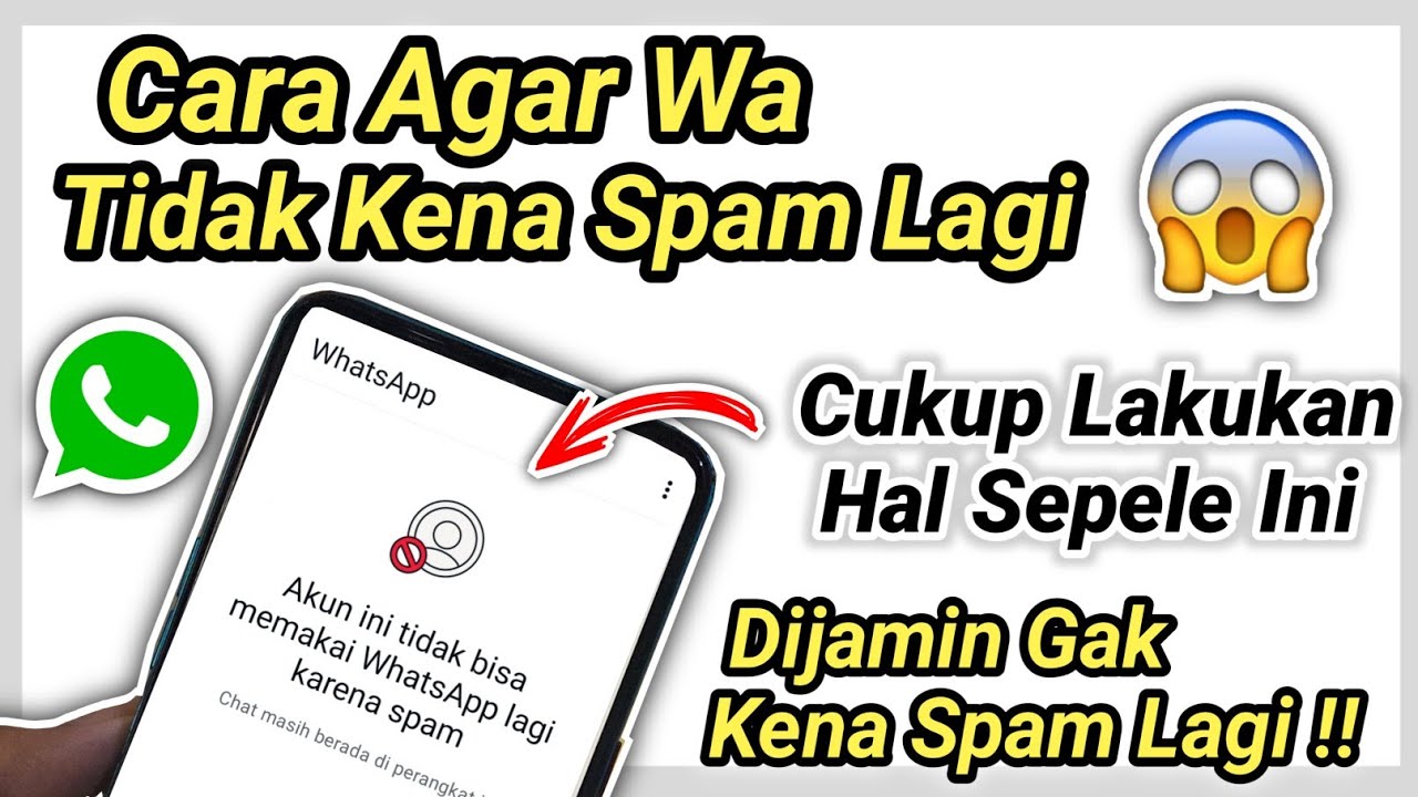 Cara Agar WhatsApp Gak Kena Spam Lagi || Wa Kena Spam terus