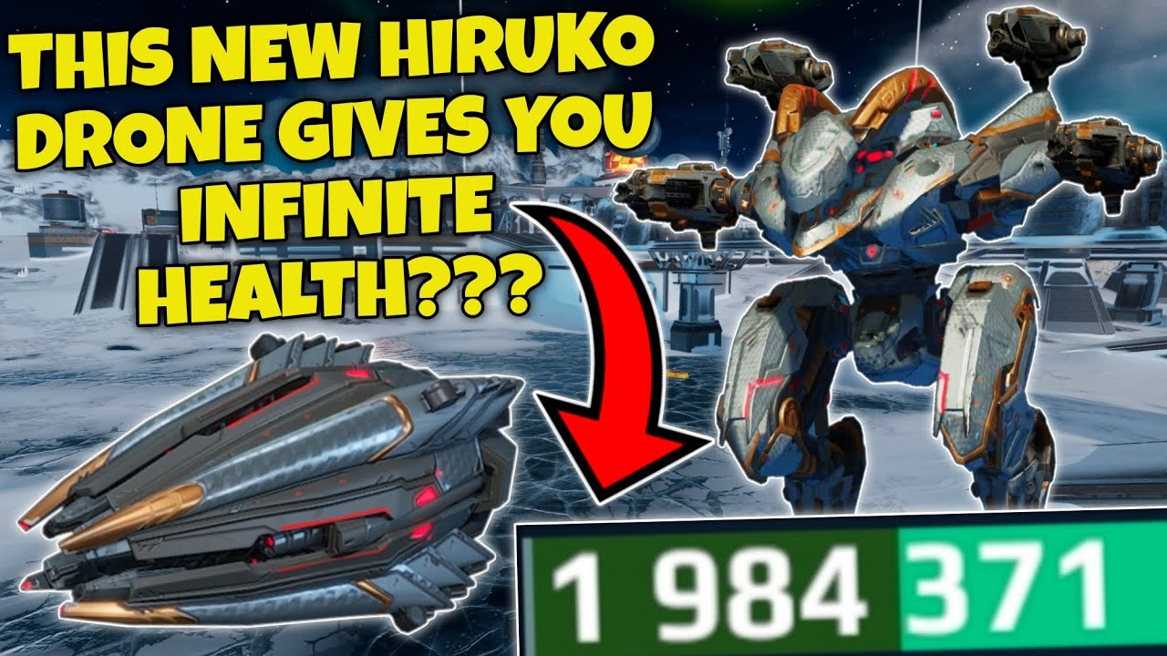 THIS NEW DRONE GIVES YOU UNLIMITED HEALTH IN WAR ROBOTS!!!