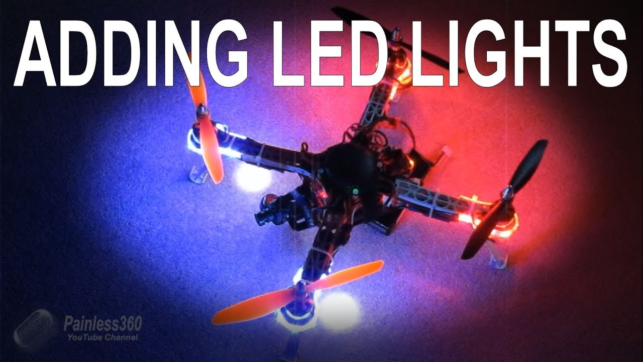 How to install LED light strips (5050 and 3528 class) easily to your quadcopter/helicopter