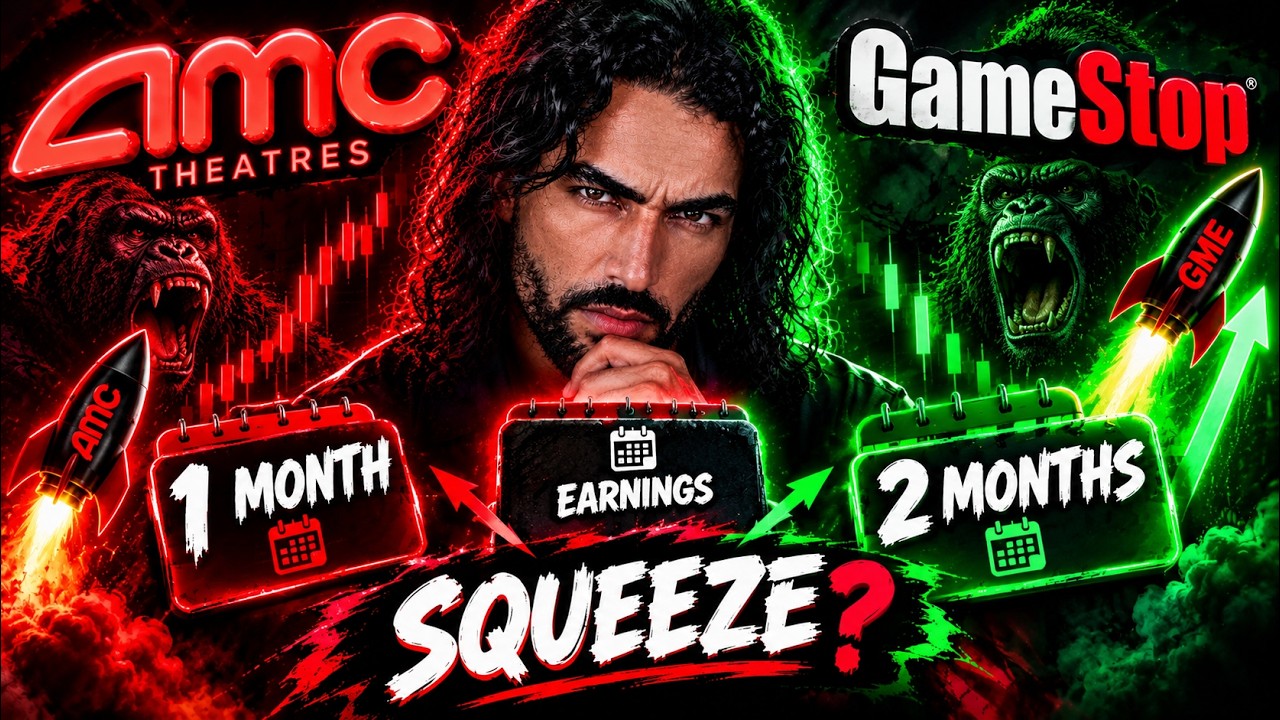 AMC и GME: ШОРТ-СКВИЗ ПЕРЕД ОТЧЕТАМИ? 🚀 1 МЕСЯЦ против 2 МЕСЯЦЕВ