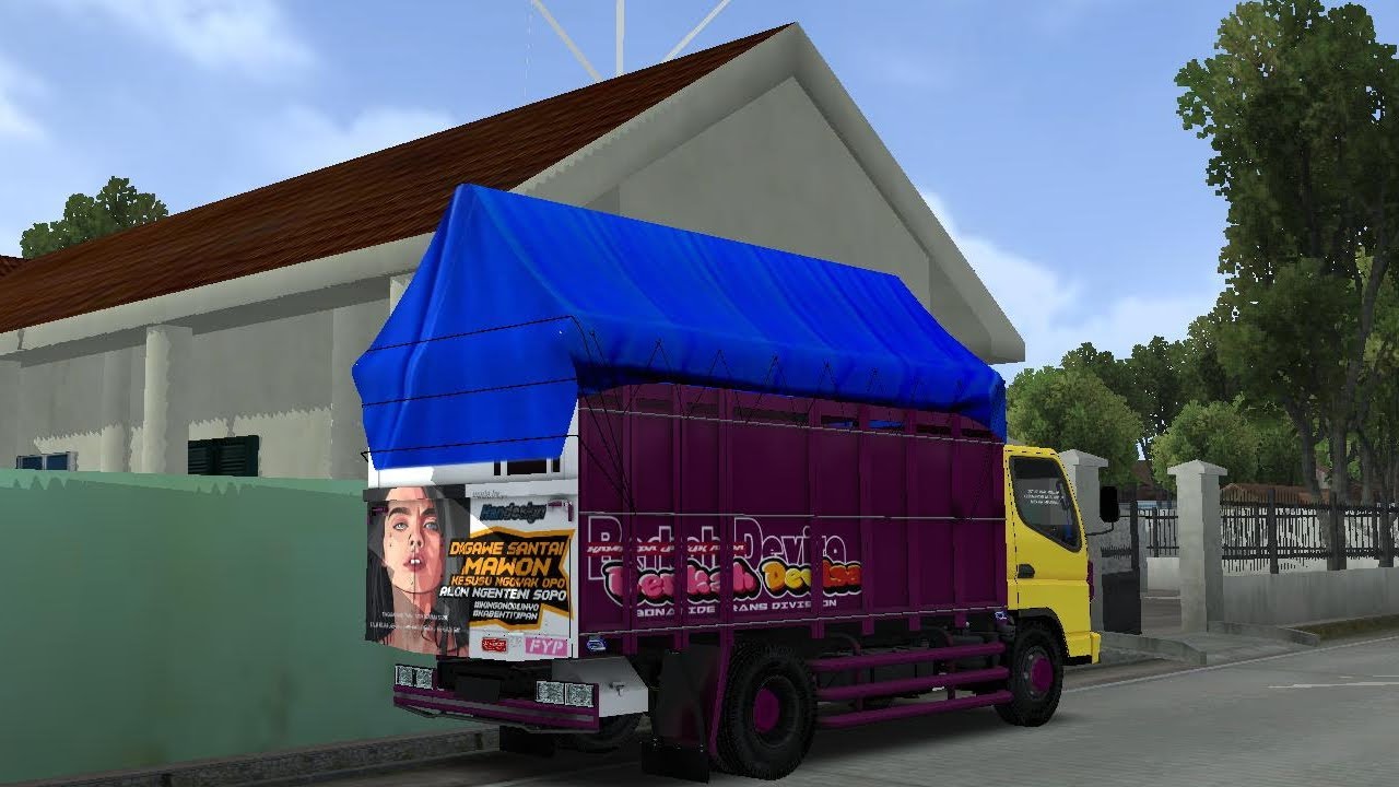 SHARE MOD DAN LIVERY CANTER ALF $LAE TERBARU 2K25 BUSSID 