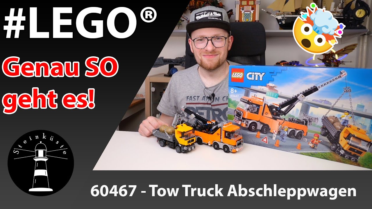 Eines der BESTEN und coolsten Sets - LEGO® City 60467 - Schwerlast-Abschleppwagen mit Kran #lego
