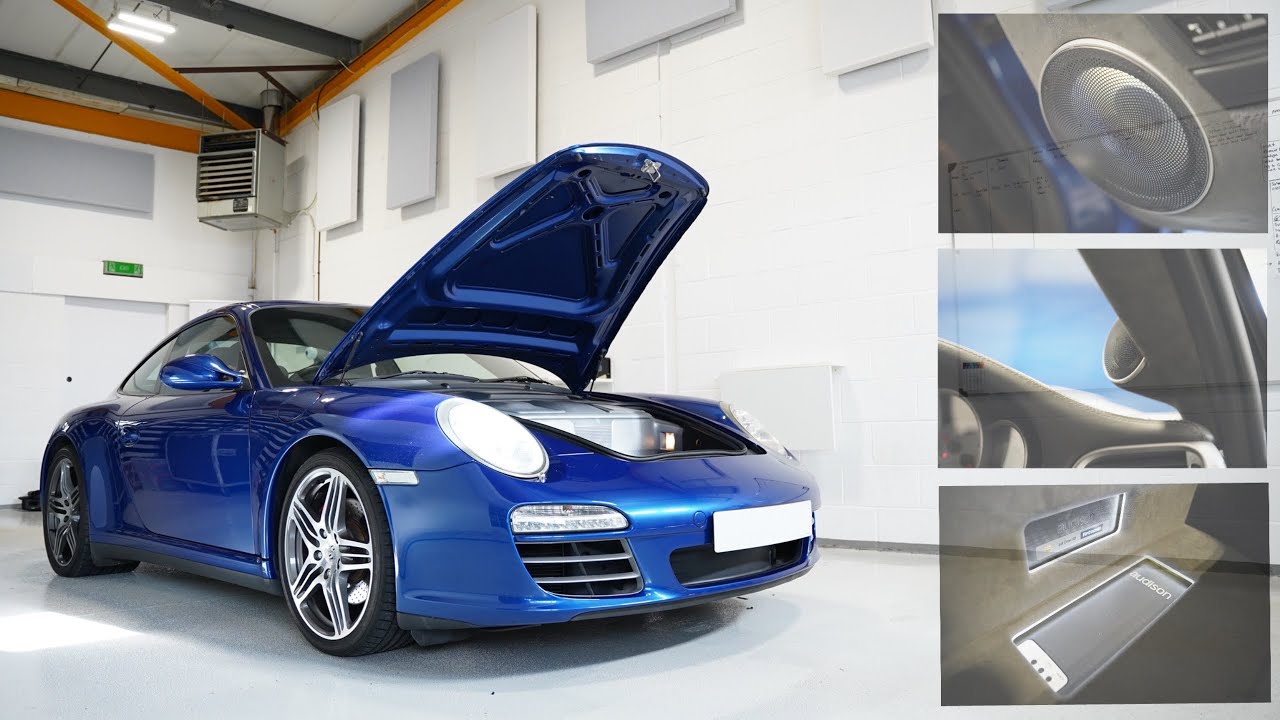 Audison Porsche 997 911 Carrera 4 with high end sound system upgrade!