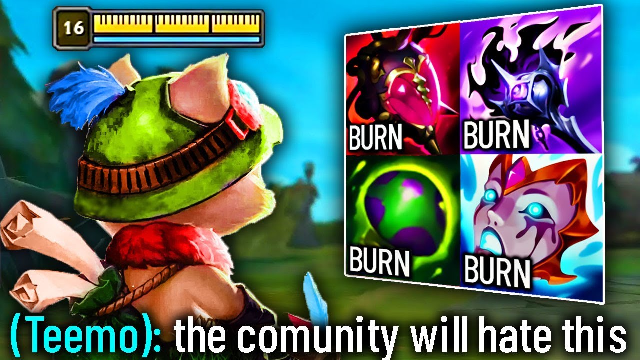 TEEMO IS NOW BEYOND BROKEN (NEW BURN ITEM)