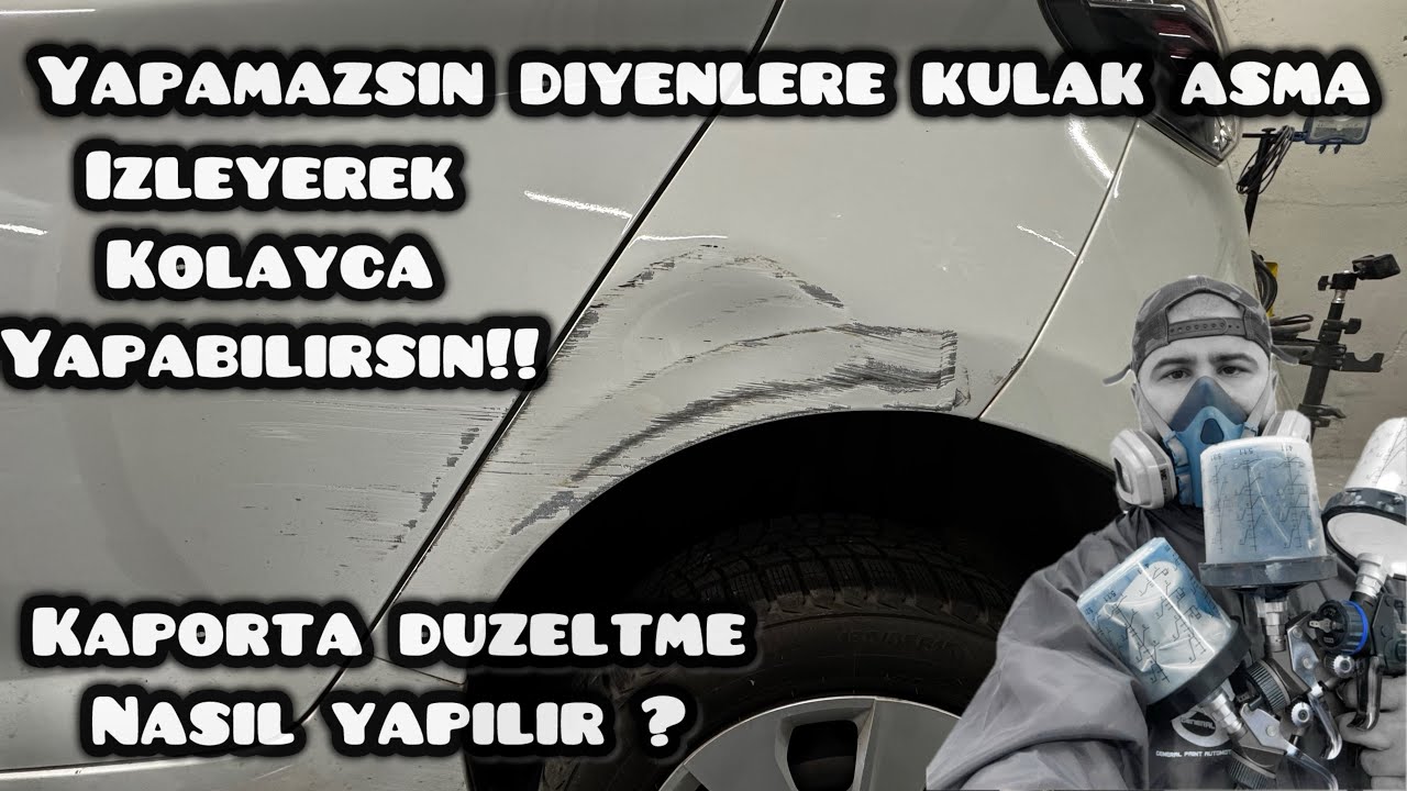 İZLEYEREK KOLAYCA YAPABİLİRSİN !! KAPORTA DÜZELTME NASIL YAPILIR ?