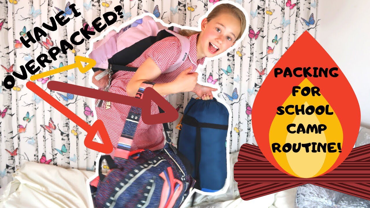 MY PACKING ROUTINE FOR MY FIRST SCHOOL CAMP!