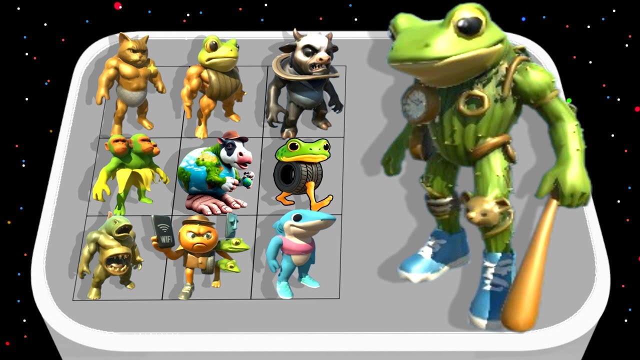 Italian Meme Game: Merge Runner | Brainrot Merge Evolution Battle, Tung Tung Sahur Gameplay