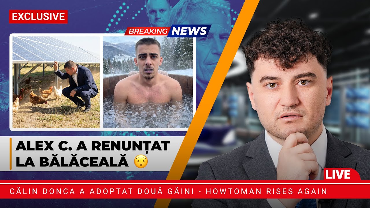 ALEX CIOBANU SE LASĂ DE SCĂLDAT, CĂLIN DONCA ȘI GĂINILE, CUM SĂ BĂRBAT REVINE