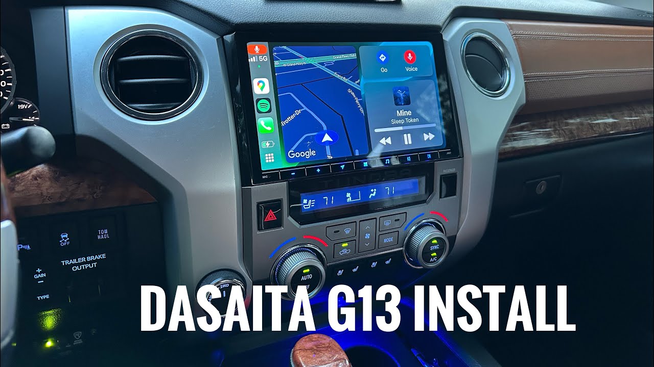 Upgrading my 2016 Toyota Tundra 1794 with the Dasaita G13 with carplay. DIY Installation video