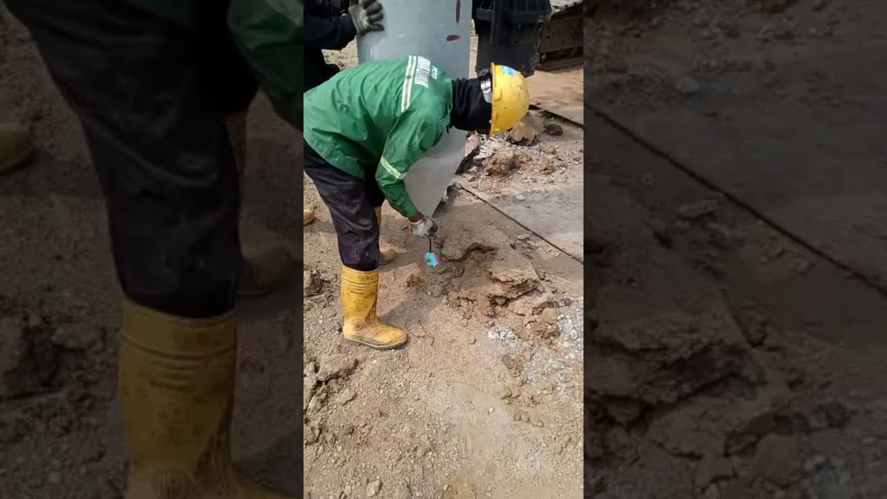 LIVE PILE DRIVER HAMER DIESEL‼️