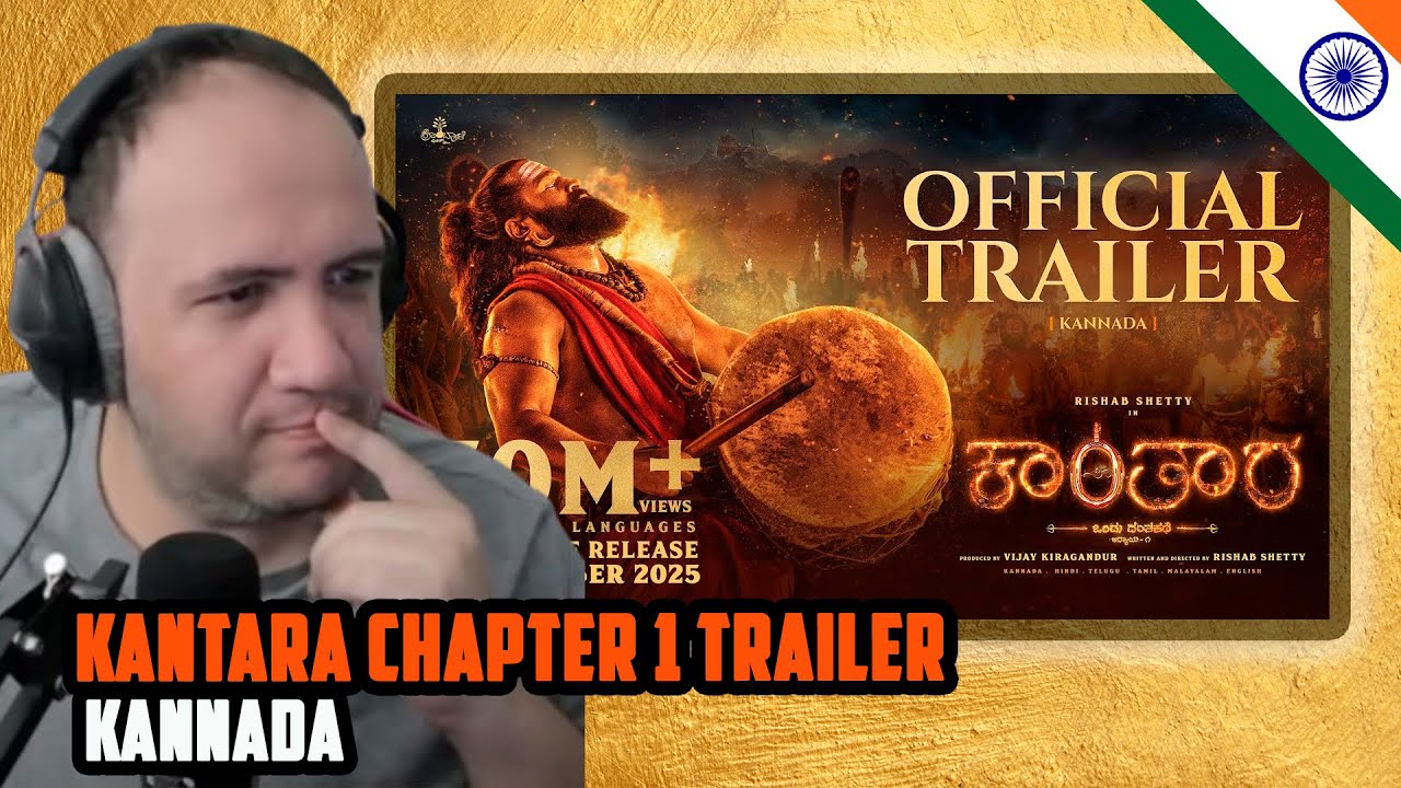 🇮🇳 Kantara A Legend Глава 1 Трейлер на языке каннада | Ришаб Шетти | Hombale Films | Реакция прод...