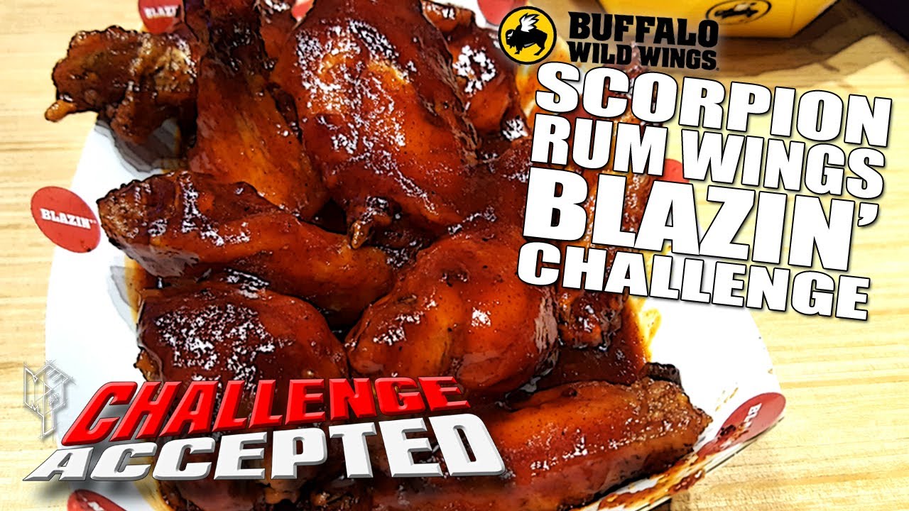SCORPION RUM WINGS 'BLAZIN' CHALLENGE │ Buffalo Wild Wings