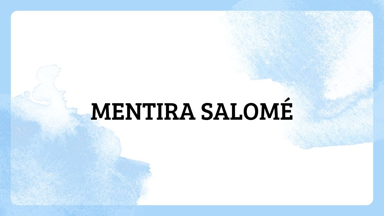 Toña La Negra - Mentira Salomé [Letra]