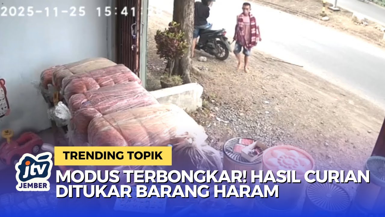 Aksi Nekat di Toko Tembakau Tanggul Jember Berujung Penangkapan