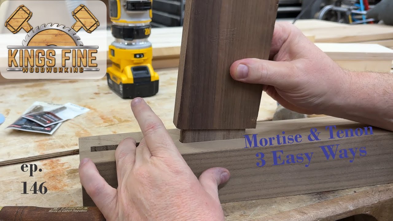 3 easy ways to make a Mortise and Tenon Joint
