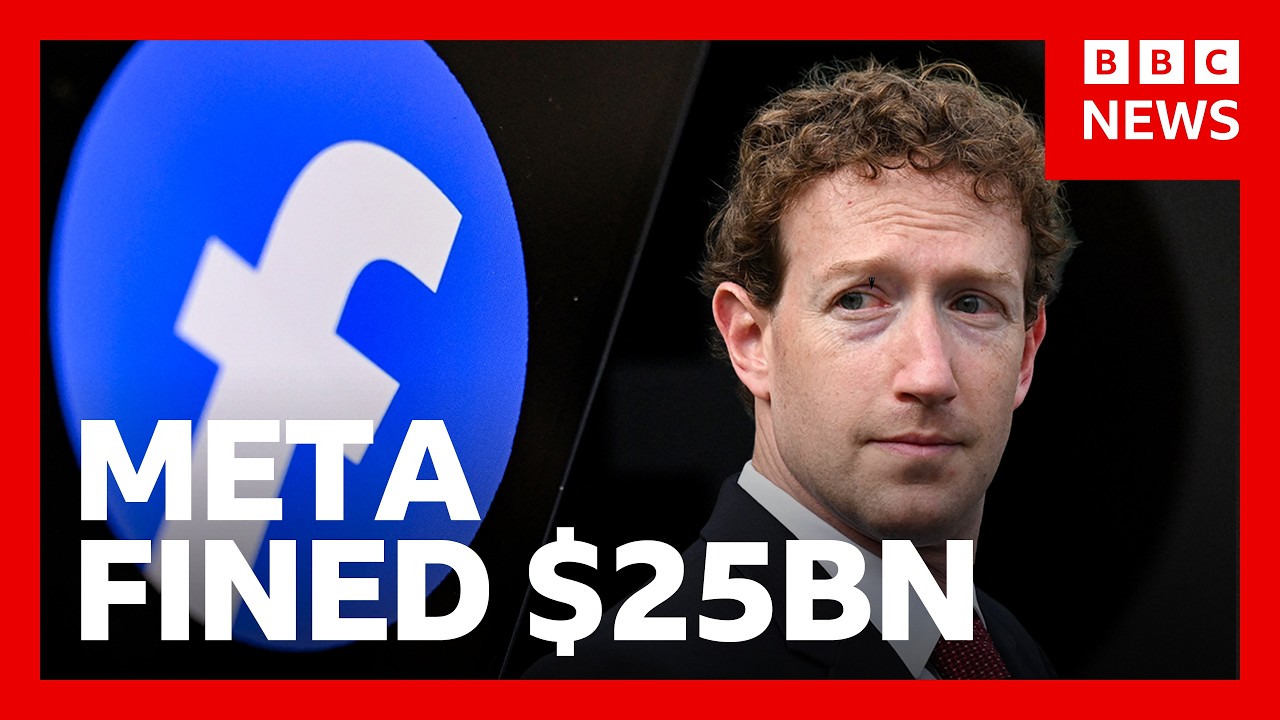 Meta fined $25bn over user data privacy 'lies' | BBC News