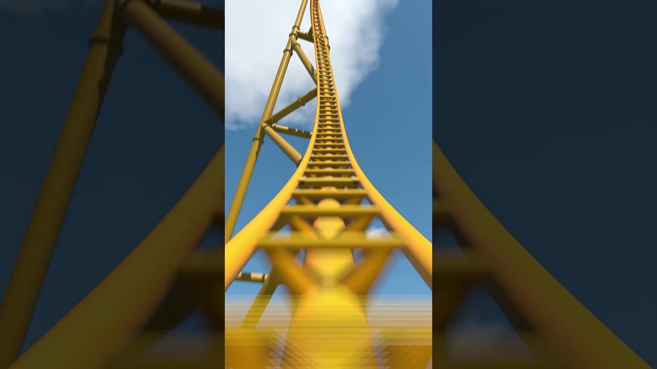🔥 𝗦𝗽𝗶𝘁𝗳𝗶𝗿𝗲 // Six Flags Qiddiya Concept - NoLimits 2  #rollercoaster #shorts #sixflags  #themepark