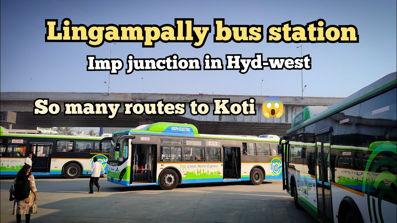 Lingampally bus station | Junction on old & new Mumbai highway #youtube #vlog #bus #hyderabad #trend
