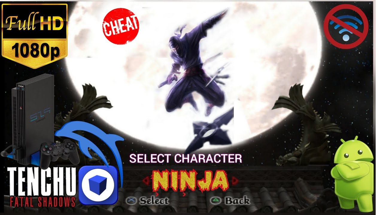 Tenchu Fatal shadows _ Kode patch Ninja  fix all mode,cara menggunakan npc ninja.