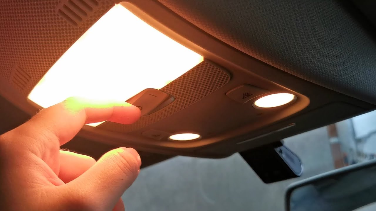 Audi A4 B8 - How to replace the bulbs in the front ceiling lights (LED upgrade)