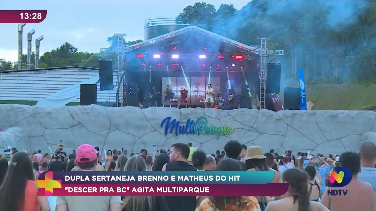 Show de Brenno & Matheus agita o Multiparque com hit 