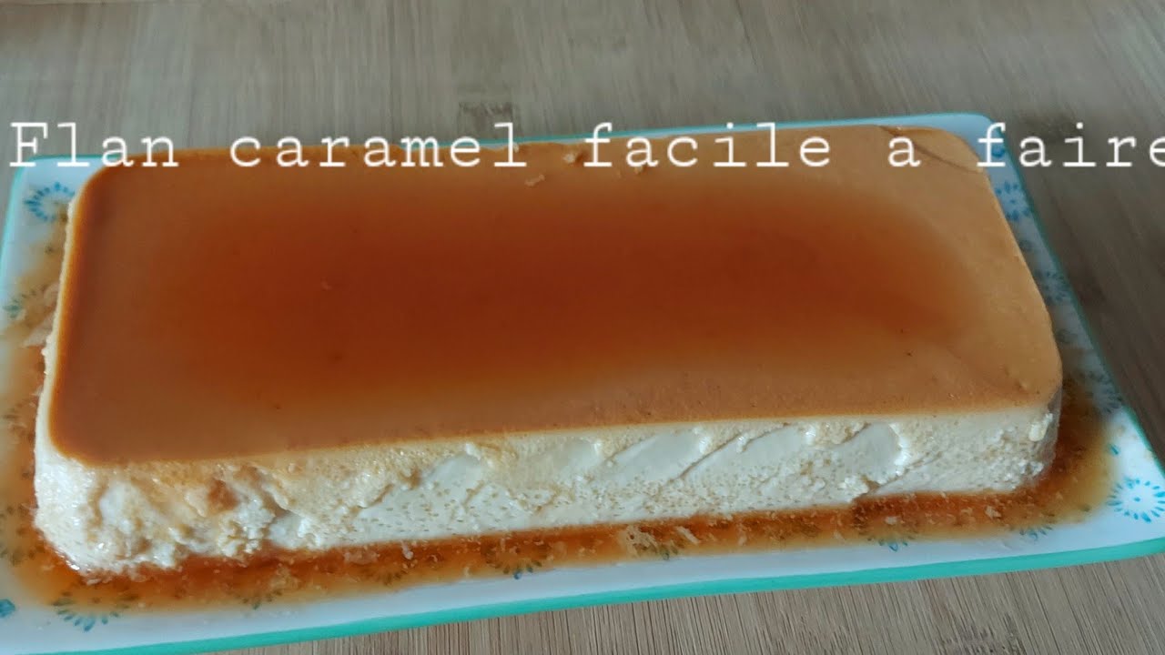 Flan caramel au lait concentré, simple et facile à faire 🍮💕