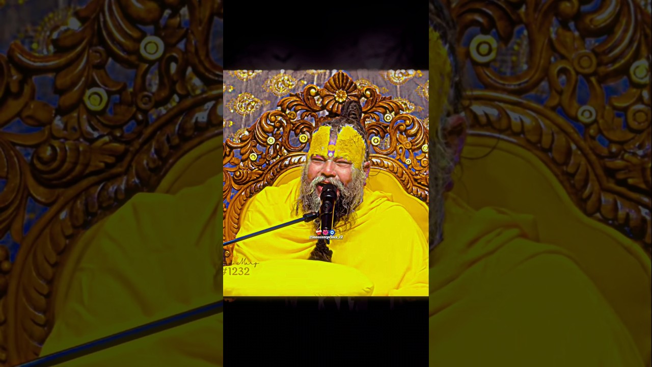 Maharaj Ji, I chant the name after drinking alcohol 😱 #bhajanmarg #premanandjimaharaj #viralshort...