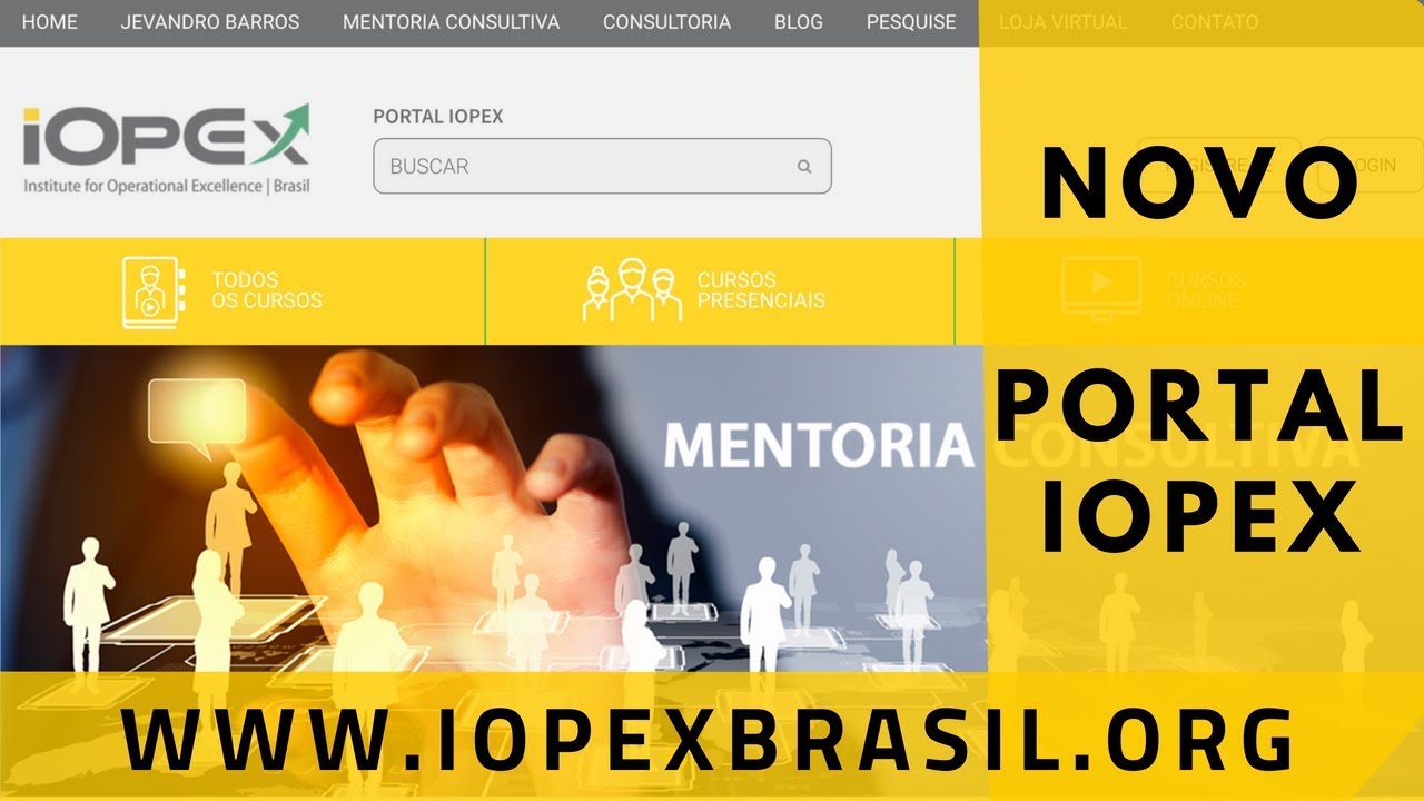NOVO Portal IOpEx - Confira!