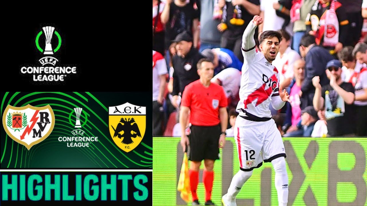Rayo Vallecano AEK Athens (3-0) Highlights Conference League| Rayo - AEK Atenas liga de conferencias
