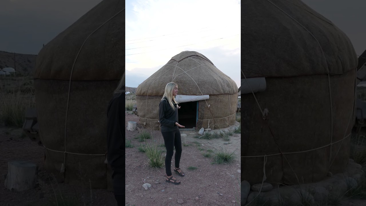 Сон в юрте в Киргизии