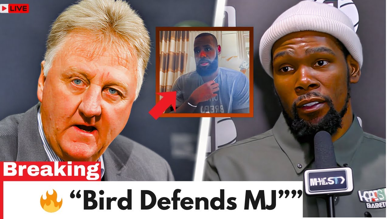 Larry Bird Fires Back After KD & LeBron Downplay Michael Jordan