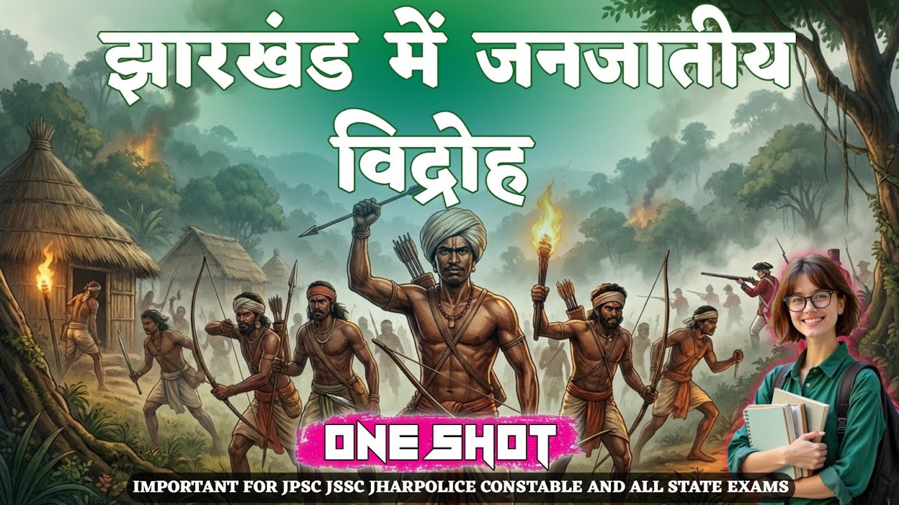 Tribal Revolts In Jharkhand One Shot || झारखंड मे जनजातीय विद्रोह 