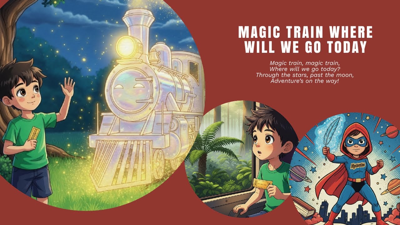 Magic Train: Where Will We Go Today? 🚂 |Nursery Rhyme & Kids Music