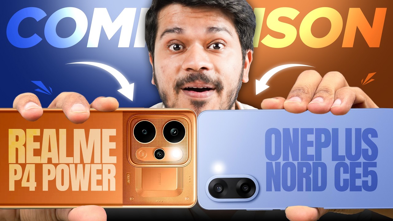 Realme P4 Power vs OnePlus Nord CE5 | Battery beast vs Balanced performer! 🔥