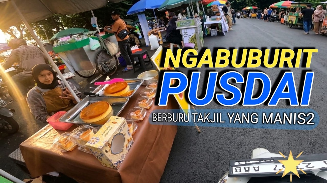 Suasana Ngabuburit di PUSDAI Bandung Santai Banyak Pilihan | Keliling Bandung KGOP