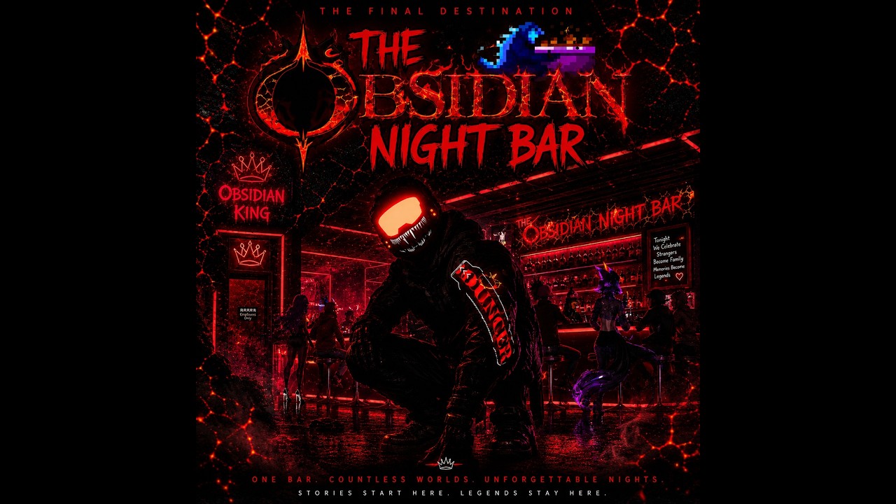 Inside The Obsidian Night Bar, THE OBSIDIAN NIGHT BAR