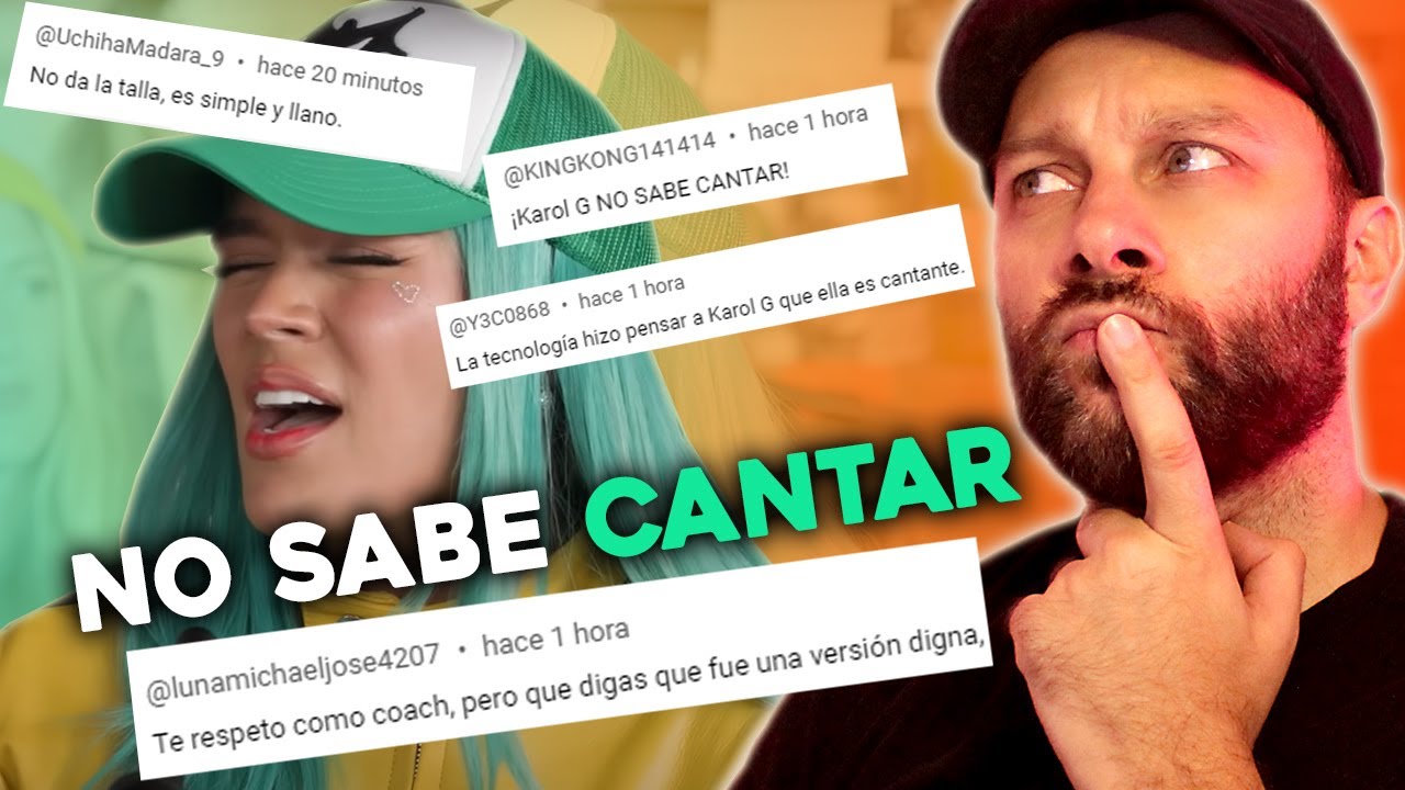 ¿Qué pasa con Karol G? ¿de verdad canta tan mal?